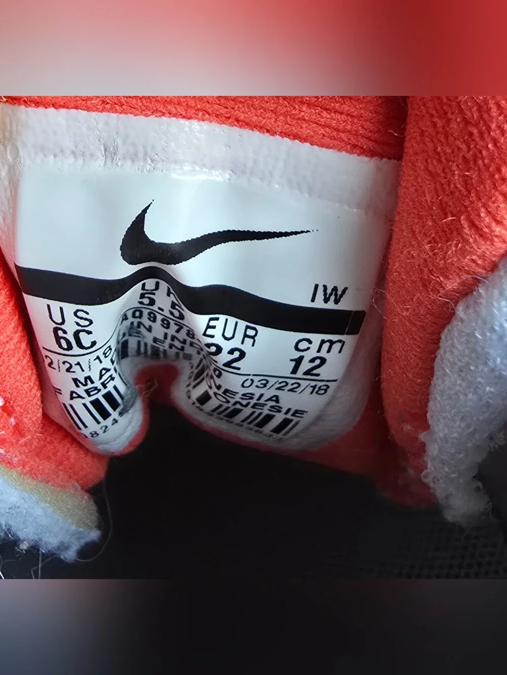 Sz 6C Toddler Kids NIKE TEAM HUSTLE D8 'JUST DO IT' Bungee Lace/Adj Strap